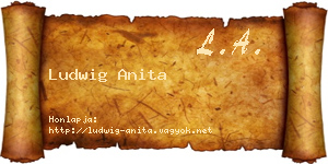Ludwig Anita névjegykártya
